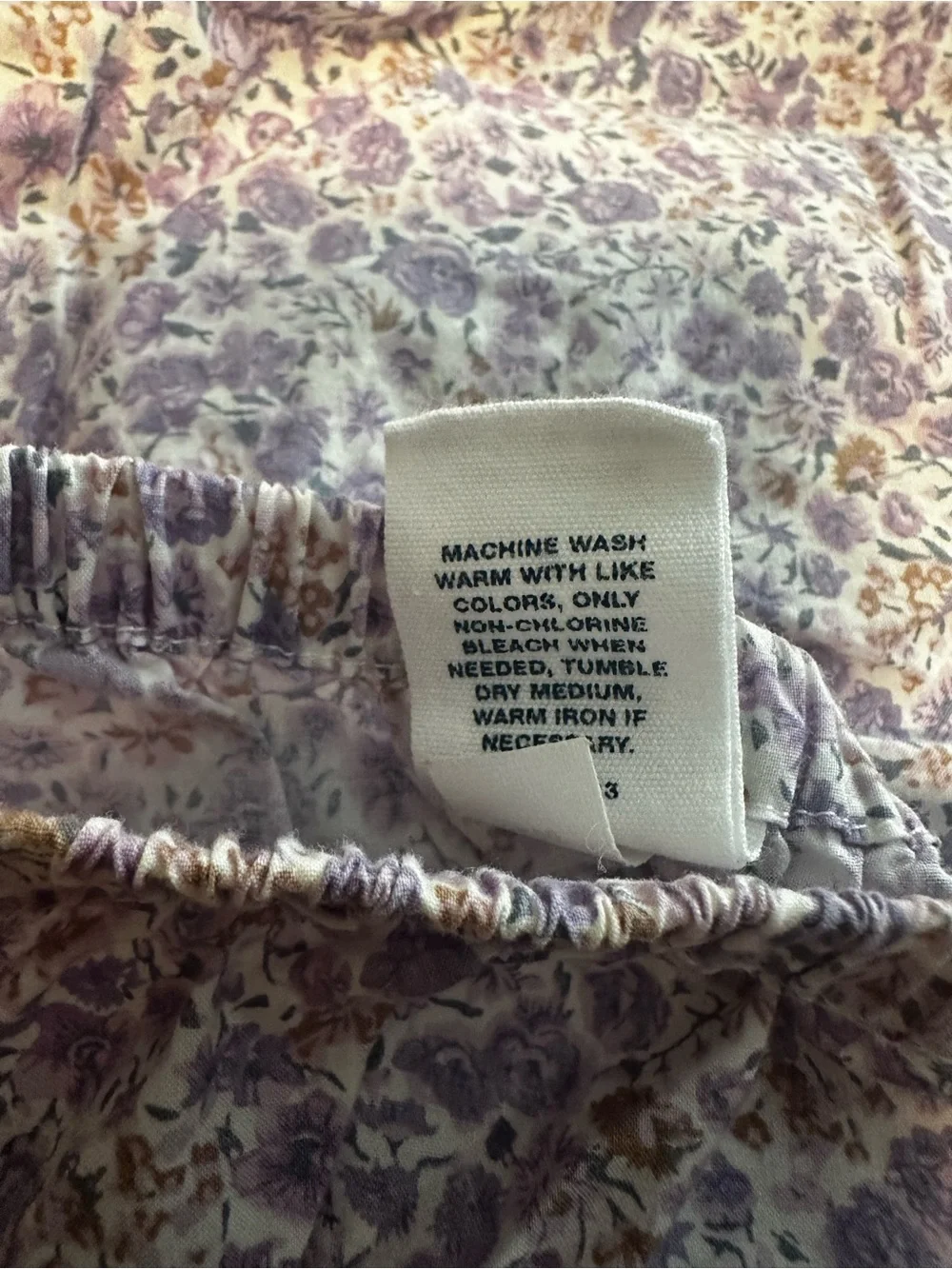 GAP Lavender Floral Dress Set with Matching Hat